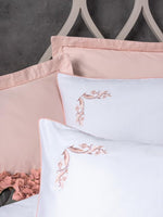 Zestaw Poszewek Na Kołdrę Double Elite Satin Cotton Box Melinda W Kolorze Różowym